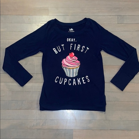 Justice 'Okay, But First Cupcakes' Shirt - Picture 2 of 3